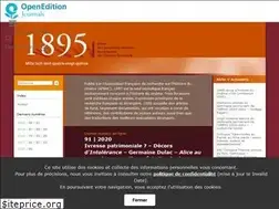 Sites similar to 1895.revues.org