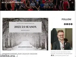 Sites similar to 18thstreetsingers.com