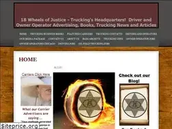 Sites similar to 18wheelsofjustice.com