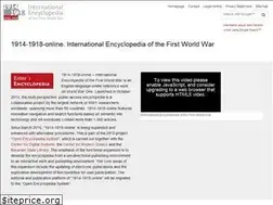Sites similar to 1914-1918-online.net