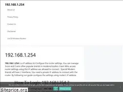 Sites similar to 192-168-1-254.me
