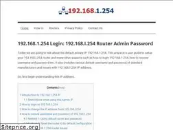 Sites similar to 192-168-1-254iplogin.com