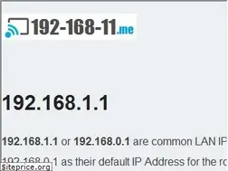 Sites similar to 192-168-11.me