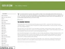 Sites similar to 1920-30.com