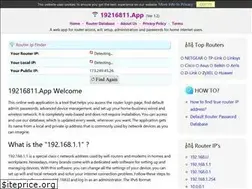 Sites similar to 19216811.app