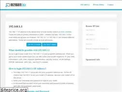 Sites similar to 19216811.biz