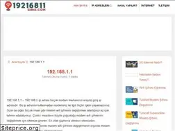 Sites similar to 19216811giris.com