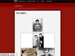 Sites similar to 1950s.weebly.com