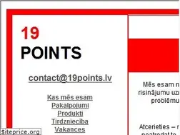 Sites similar to 19points.lv
