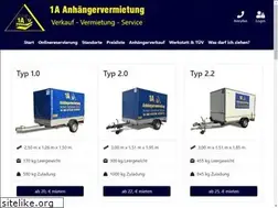 Sites similar to 1a-anhaengervermietung.de