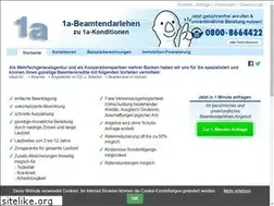 Sites similar to 1a-beamtendarlehen.de