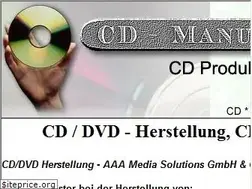 Sites similar to 1a-cd-herstellung.de