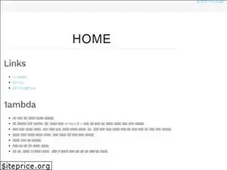 Sites similar to 1ambda.github.io