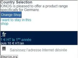 Sites similar to 1and1.fr