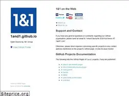 Sites similar to 1and1.github.io