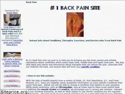 Sites similar to 1backpain.com