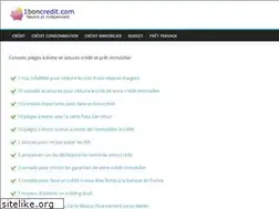 Sites similar to 1boncredit.com
