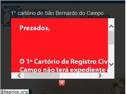 Sites similar to 1cartoriosbc.com.br