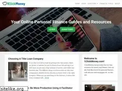 Sites similar to 1clickmoney.com