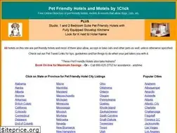 Sites similar to 1clickpethotels.com