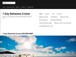 Sites similar to 1daybahamascruise.com
