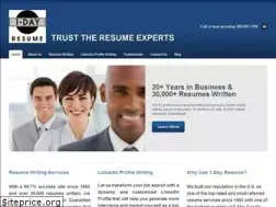 Sites similar to 1dayresume.com