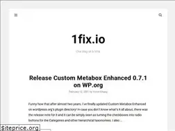 Sites similar to 1fix.io