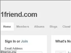 Sites similar to 1friend.com