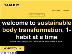 Sites similar to 1habit.co