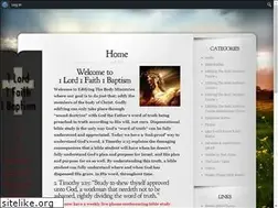 Sites similar to 1lord1faith1baptism.net