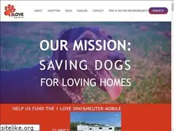 Sites similar to 1lovedogrescue.org