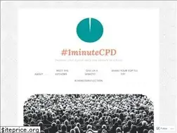 Sites similar to 1minutecpd.wordpress.com