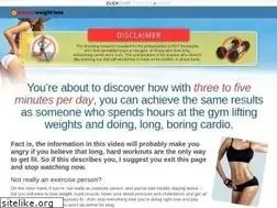 Sites similar to 1minuteweightloss.com