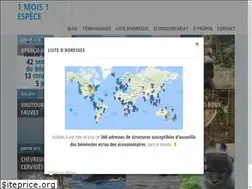 Sites similar to 1mois1espece.fr