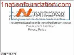 Sites similar to 1nationfoundation.com