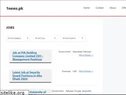 Sites similar to 1news.pk