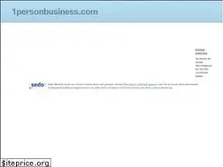 Sites similar to 1personbusiness.com