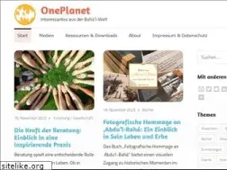 Sites similar to 1planet.de