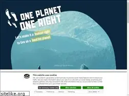 Sites similar to 1planet1right.org