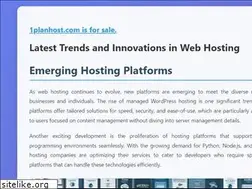 Sites similar to 1planhost.com