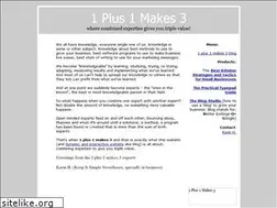 Sites similar to 1plus1makes3.co.uk