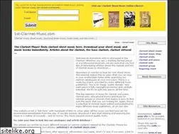 Sites similar to 1st-clarinet-music.com