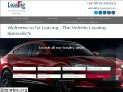 Sites similar to 1st-leasing.co.uk