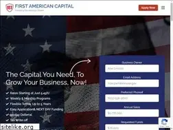 Sites similar to 1stamericancapital.com