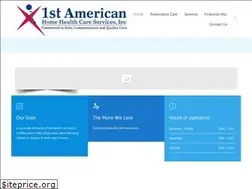 Sites similar to 1stamericanhomehealth.com