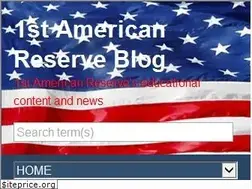 Sites similar to 1stamericanreserveblog.com
