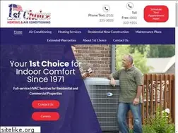Sites similar to 1stchoicehvac.com