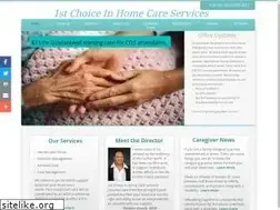 Sites similar to 1stchoiceinhomecare.net