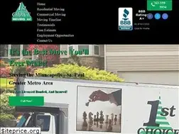 Sites similar to 1stchoicemovers.com