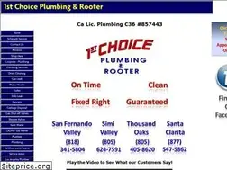 Sites similar to 1stchoiceplumber.com